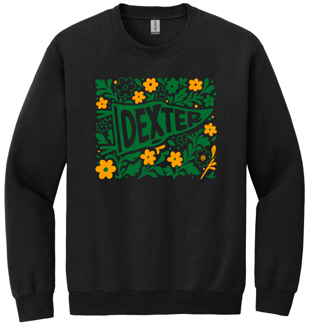 Dexter Floral Pennant - Sweatshirt