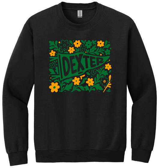 Dexter Floral Pennant - Sweatshirt