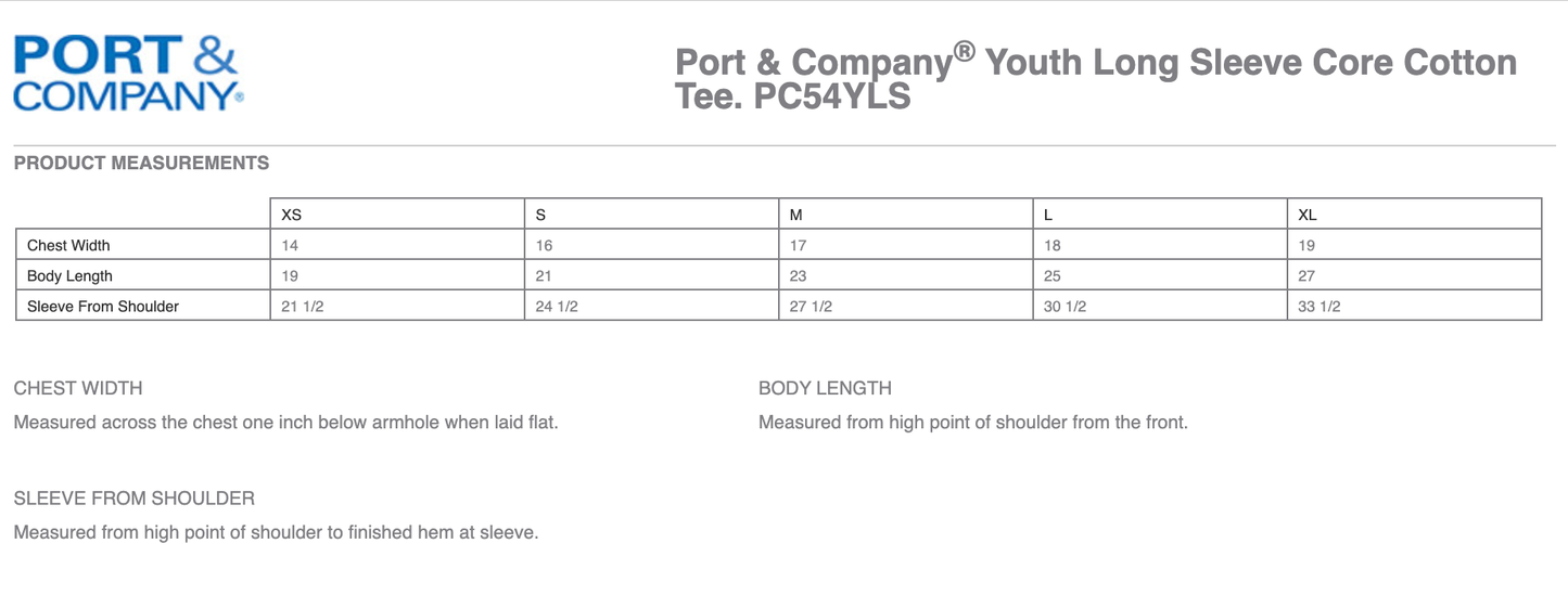 ECS Cheer Long Sleeve T-shirt