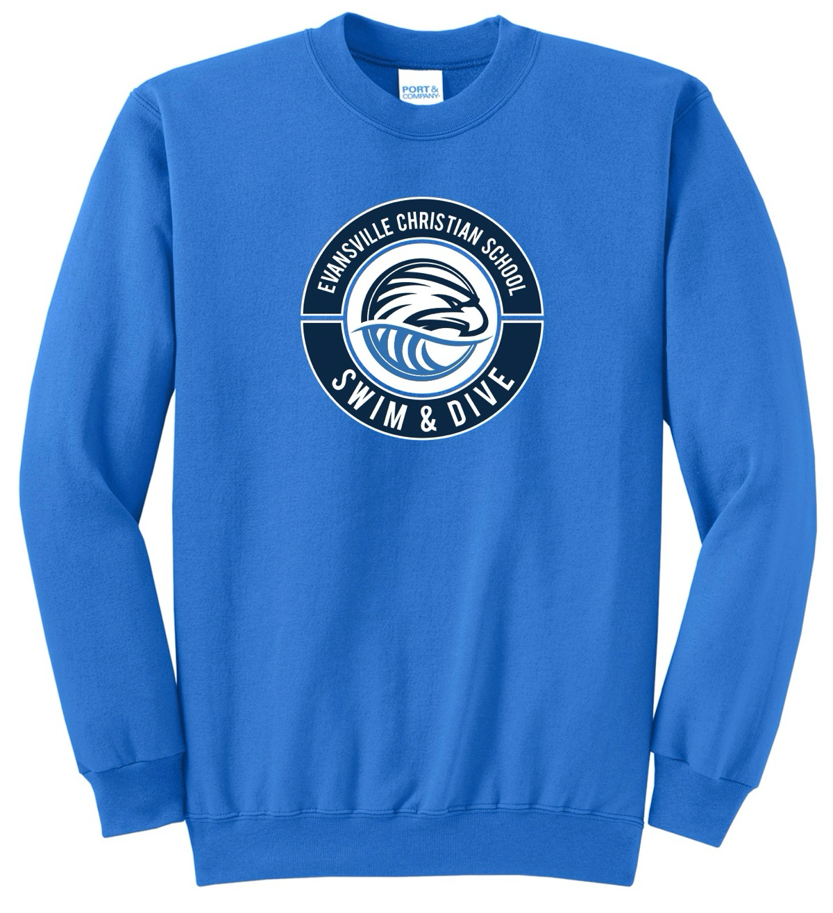 ECS Swim & Dive Crew Sweatshirt