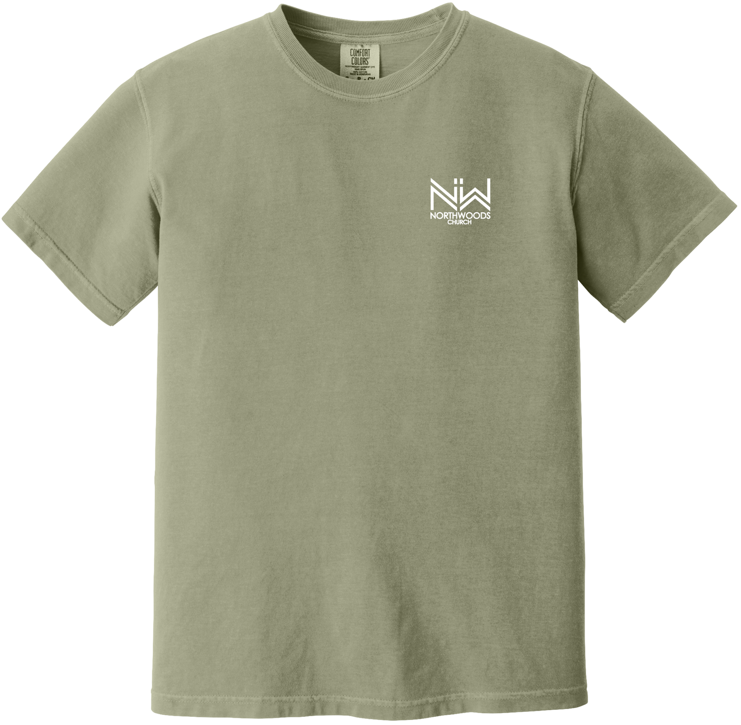 Church Building - Pigment Dyed Short Sleeve T-Shirt