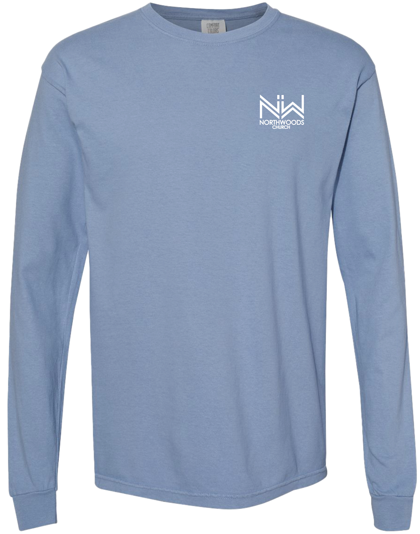 Church Building - Pigment Dyed Long Sleeve T-Shirt