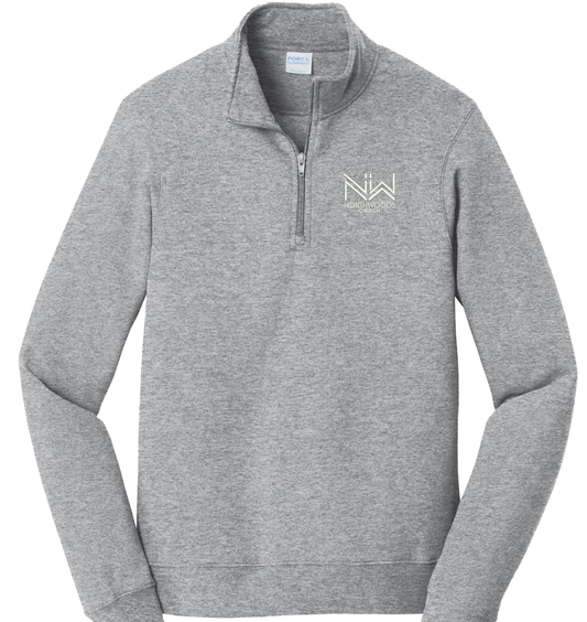 NW - Embroidered Quarter Zip Sweatshirt