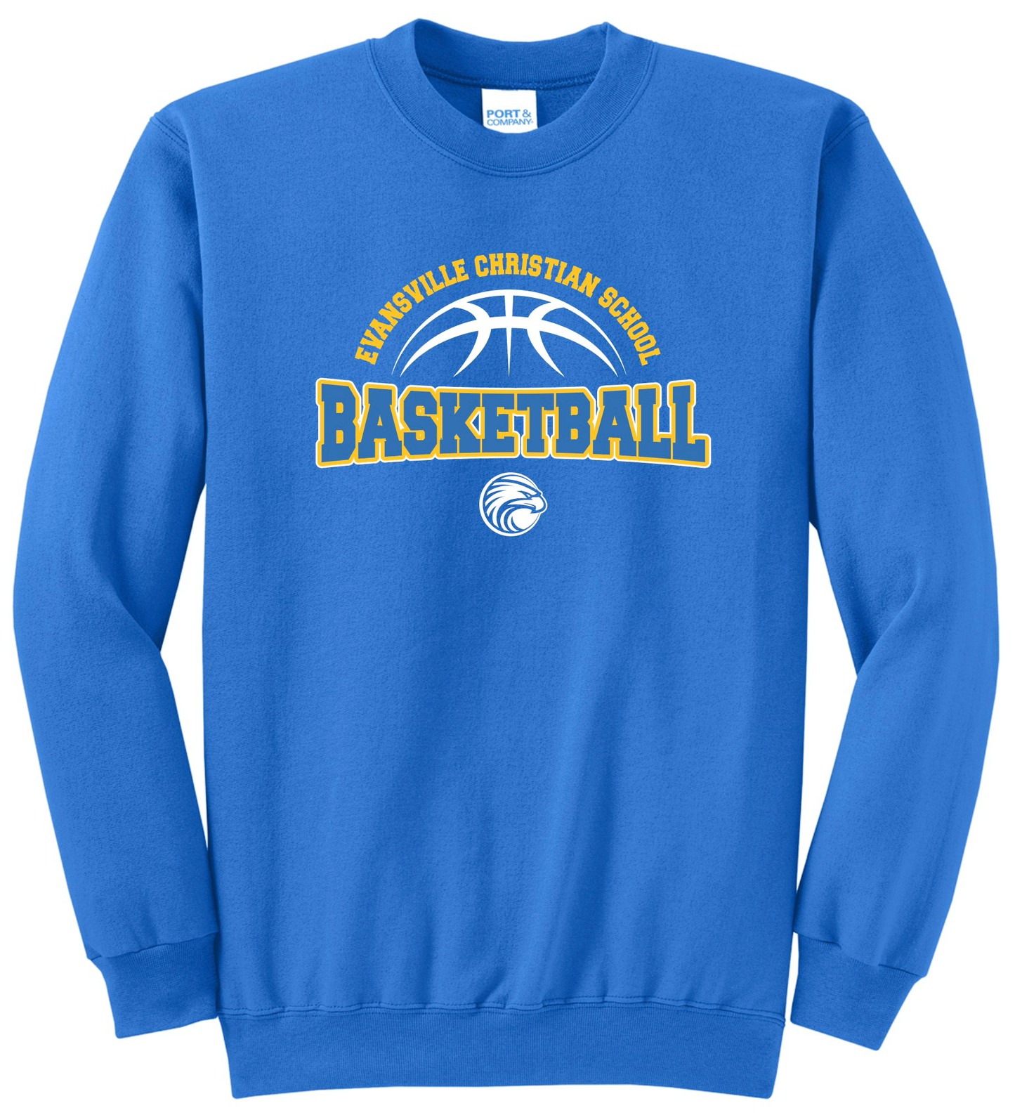 ECS Boys Basketball Crew Sweatshirt