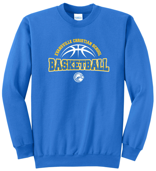 ECS Boys Basketball Crew Sweatshirt