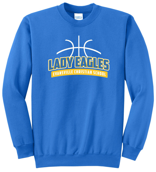ECS Girls Basketball Crew Sweatshirt